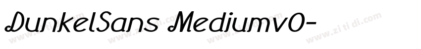 DunkelSans Mediumv0字体转换 DunkelSans Mediumv0字体转换